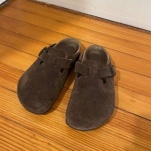 Birkenstock Boston - Brown Suede 37